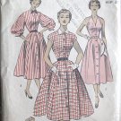 Advance6126 1952 Vintage Halter/Day Dress Sewing Pattern