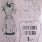Superior Pattern9598 1940s Vintage Full Front Apron Sewing Pattern