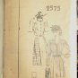 1940s Hoards Dairyman#2575 MO Vintage Dress Sewing Pattern
