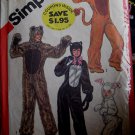 1982 S5739 Childs Animals Halloween Costume Sewing pattern