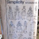 1995 S9718 Childs Halloween Costume Sewing Pattern