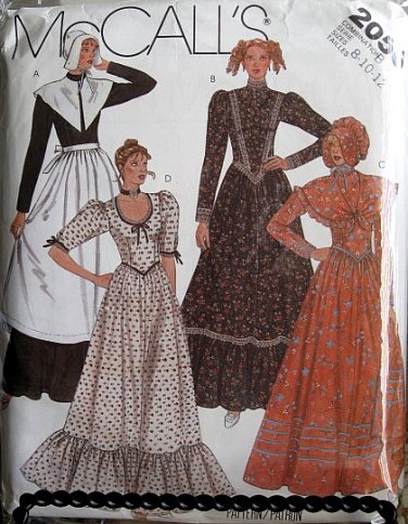 1985 M2056 Misses 19th Century Dresses Halloween/Theater Costume Sewing Pattern