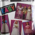 1993 S8578 Girls Halloween Costume Sewing pattern