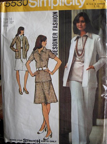 1973 S5530 Vintage Miss Petite Separates Designer Fashion Sewing Pattern