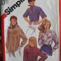 1982 S5547 Misses Raglan Sleeve Shirt/Pullover Sewing Pattern