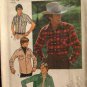 1976 S7698 Vintage Mens Western Style Shirt Sewing Pattern; SZ:38