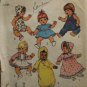1970s S 7208 Vintage Doll Wardrobe Sewing Pattern