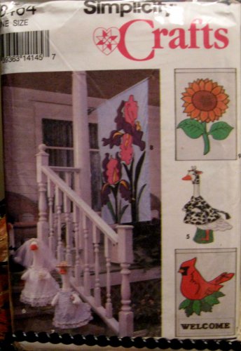 1993 S8464 Outdoor Flags, Duck Clothing Sewing Pattern