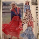 1993 MP419 Misses Western Shirt,Skirt,Belt Sewing Pattern; SZ:16-20