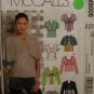 2005 M5006 Misses' Shrugs,Capelets,Tops Sewing Pattern;SZ: 12-14