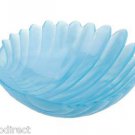Fenton Art Glass Sky Blue Spun Shell Bowl  - NIB