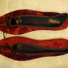 Velvet  Ballet Flats -   - Red - 7.5 Med - New