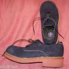 MURO  BLUE SUEDE 7- MED OXFORD - PREOWNED