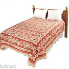 Country Living Peony Fields All Cotton Twin Size Quilt - New