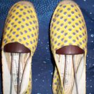 ANDRE ASSOUS WOMENS - ESPADRILLE 8F (EUR) CLOTH UPPER - HEMP-RUBBER SOLE -