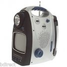 GPX WeatherX Portable B&W 5in. Diag. TV w/ Lantern & Radio w/ Weatherband