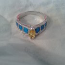 Saphire blue ring