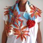 FELTED WOOL SCARF HANDMADE