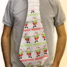 Novelty Jumbo Christmas Tie - Santa Claus Merry Christmas