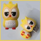 4gb  yellow owl shape USB 2.0 flash memory pen drive