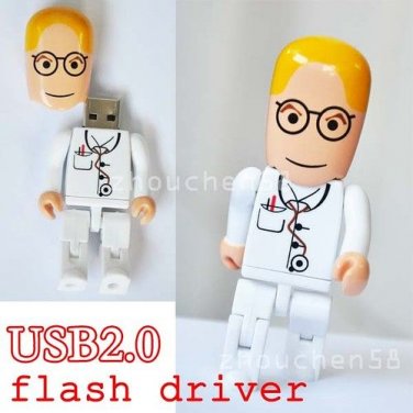 4gb male doctor USB 2.0 flash memory pen drive