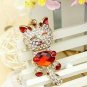 32gb metal Maneki Neko fortune cat crystal jewelry USB 2.0 flash memory pen drive