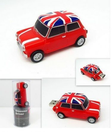 4gb uk red mini jeep car shape USB 2.0 flash memory pen drive