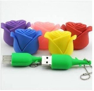 4gb purple blue pink yellow red rose option USB 2.0 flash memory pen drive