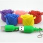 4gb purple blue pink yellow red rose option USB 2.0 flash memory pen drive