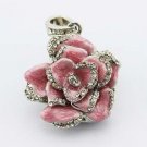 32gb metal pink flower rose crystal jewelry shape USB 2.0 flash memory pen drive