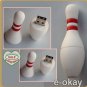 8gb white 3D bowling ball USB 2.0 flash memory pen drive