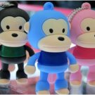 32gb Lovely cartoon monkey shape color option USB 2.0 flash memory pen drive