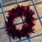 Red/Black Fuzzy Hair Ties