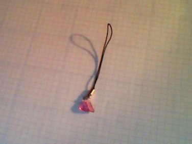 Swarovski Crystal Pink Heart Keychain