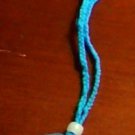 Blue Braided Keychain w/ UV Detector Bead