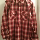 SOLD - Pendleton Snap-front Western Canyon Shirt XL Red Shadow Plaid - SOLD