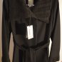 Cinzia Rocca Due Belted Wool Cashmere Blend Coat with Knit Collar