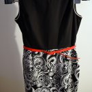 Tahari Arthur S. Levine Black and Floral Design