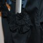 Max and Cleo Rosette Neckline Pleated Dress