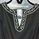 Tahari Arthur S. Levine Embellished neck dress
