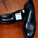 Zara Black Leather Wingtips