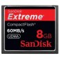 Card CompactFlash 8GB Extreme 60MBSec Replacement SDCFX-008G-A46