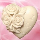 love rose Soap Mold Silicone Mold Jelly Mold Cake Mold