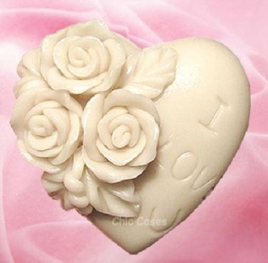 love rose Soap Mold Silicone Mold Jelly Mold Cake Mold