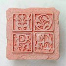 Classical letters Soap Mold Silicone Mold Jelly Mold Cake Mold