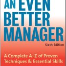 How to be an even better manager