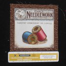 Sewing Theme Thread Fabric Square for Crafts or Quilting Cotton  6" x 6"