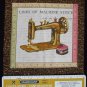 Sewing Theme Sewing Machine Fabric Square Crafts or Quilting Cotton 6" x 6"  N