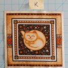 Wild Cats by Dan Morris RJR Fabric Square Crafts or Quilting Cotton 8" x 8"  K