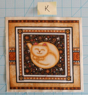 Wild Cats by Dan Morris RJR Fabric Square Crafts or Quilting Cotton 8" x 8"  K